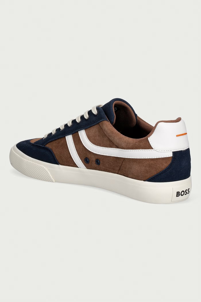 Boty BOSS Orange Aiden sneakers boty pánské 50568469.244 hnědá
