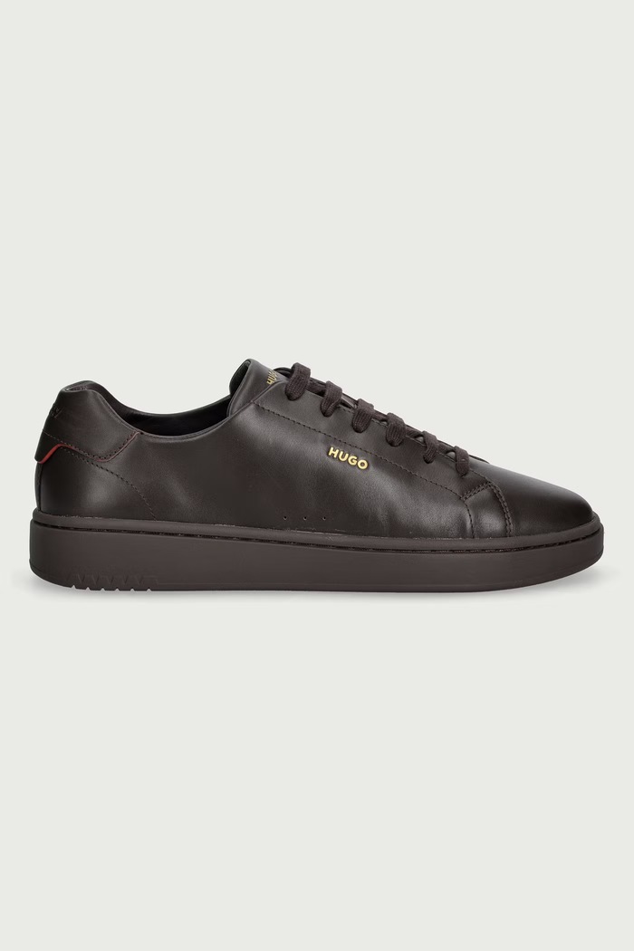 HUGO Neston кросівки чоловічі шкіряні 50569002.247 коричневий AW26