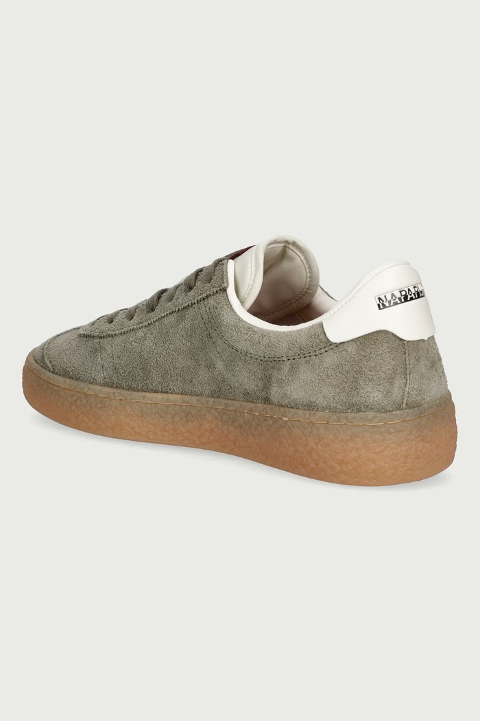 Obuwie Napapijri F6TUFF01 sneakersy męskie zamszowe NP0A8BBCG4C1 zielony