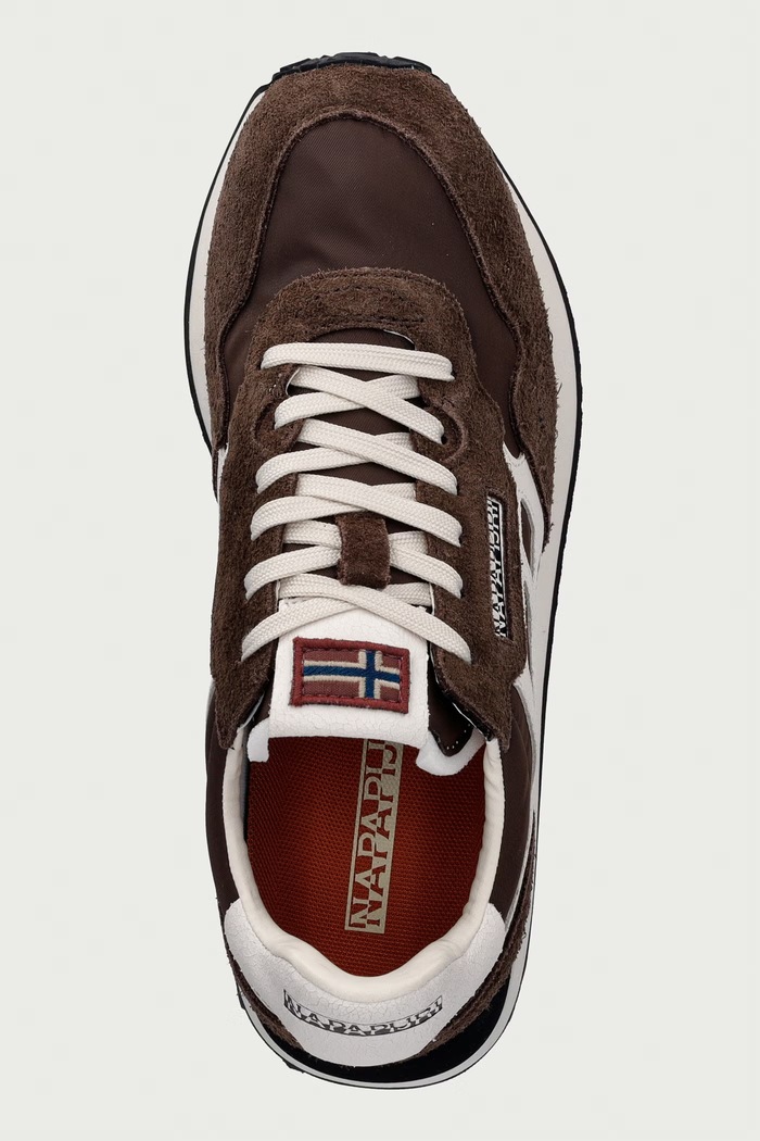 Napapijri F6ELEMENT01 sneakersy męskie brązowy NP0A8B9HWT31