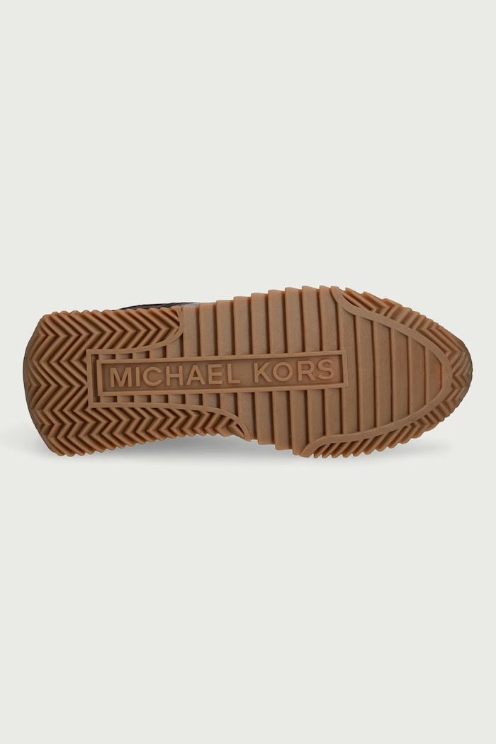 Rhodes Stripe Trainer sneakers da uomo in scamoscio Michael Kors marrone 42F6RHFS1S.251