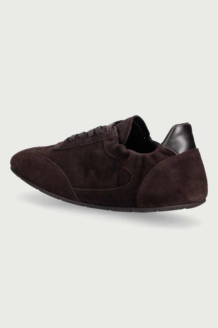 Scarpe Michael Kors Archer Trainer sneakers da uomo in scamoscio 42T6ARFS1S.251 marrone