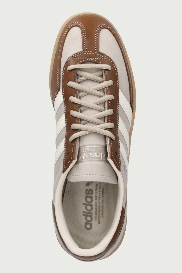 Handball Spezial sneakersy męskie nubukowe adidas Originals KJ7418 beżowy
