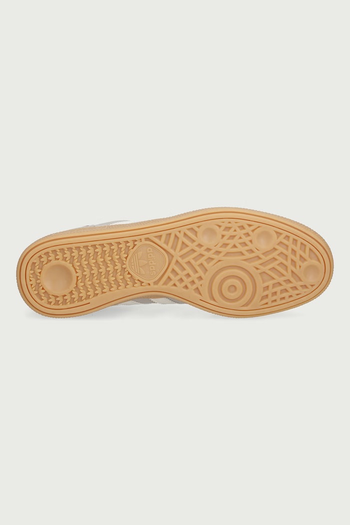 Handball Spezial sneakersy męskie nubukowe adidas Originals beżowy KJ7418