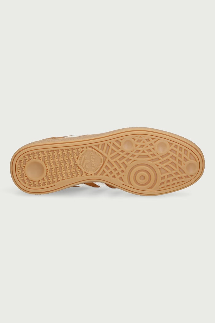 Handball Spezial sneakersy męskie skórzane adidas Originals brązowy KJ7416