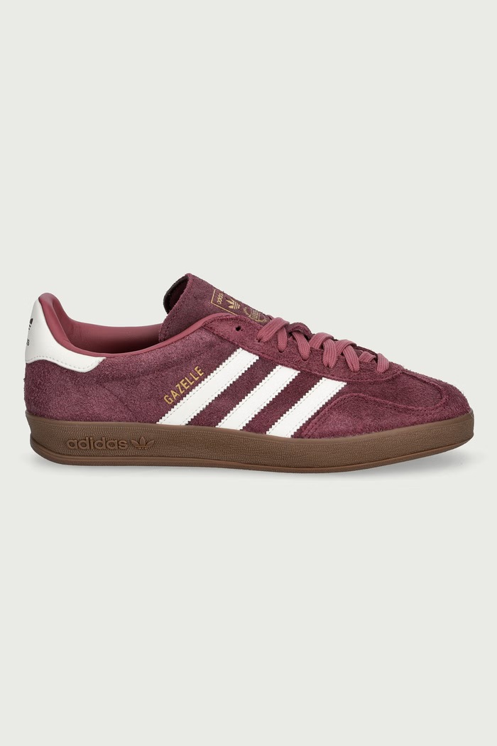 adidas Originals Gazelle Indoor sneakersy męskie zamszowe KH9706 bordowy AW26