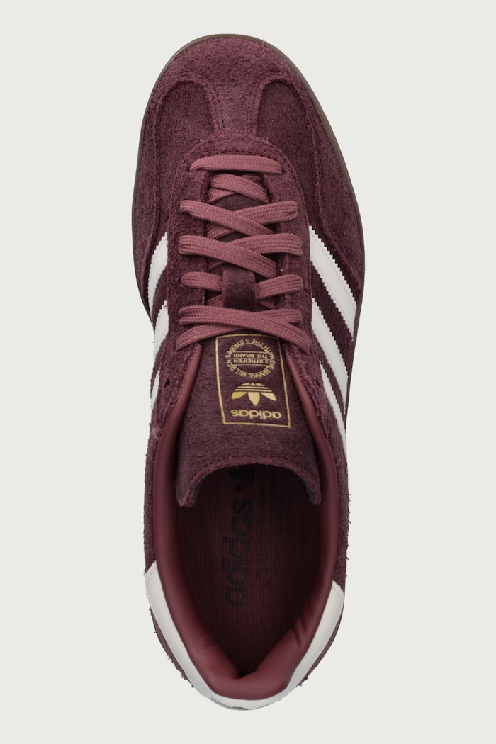 Gazelle Indoor sneakersy męskie zamszowe adidas Originals KH9706 bordowy