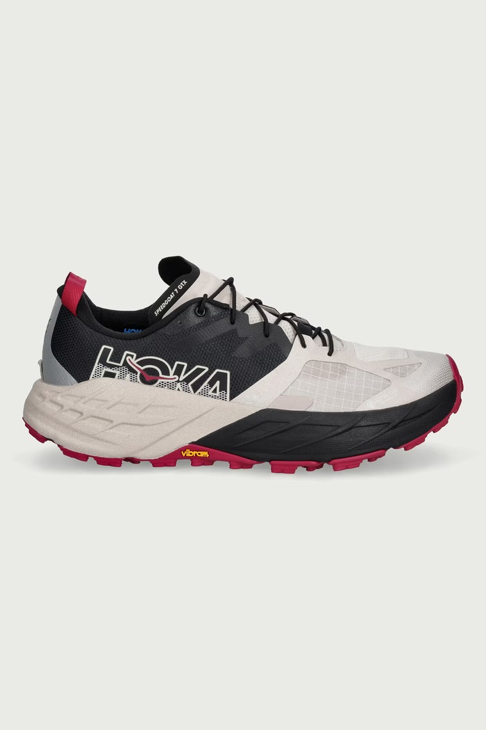 Hoka Buty do biegania męskie Speedgoat 7 GTX 1176674 beżowy AW26