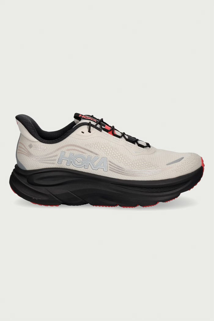 Hoka Buty do biegania męskie Clifton 11 GTX 1176574 beżowy AW26