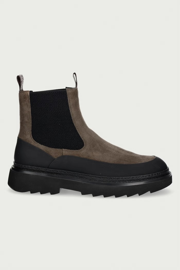 Steve Madden Sztyblety męskie zamszowe Rockland 12001018.355 brązowy AW26
