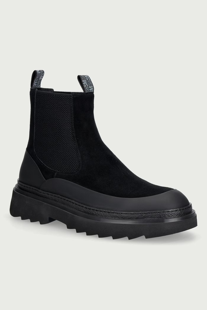 Steve Madden Sztyblety męskie zamszowe Rockland czarny 12001018.001