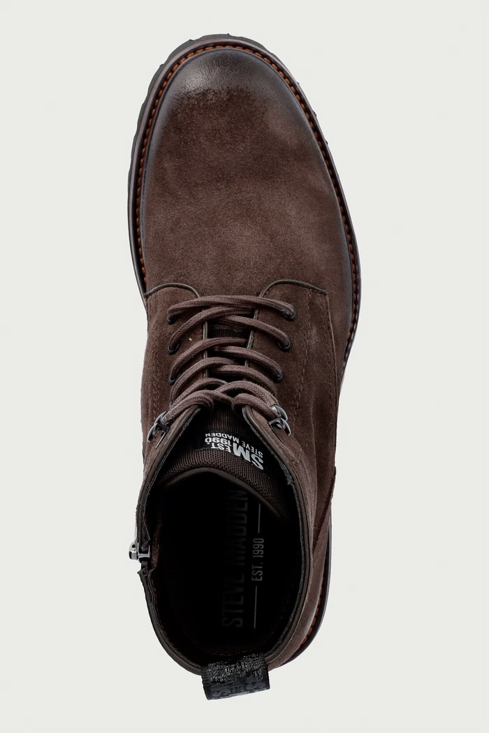 Trzewiki męskie zamszowe Montana Steve Madden 12000978.205 brązowy