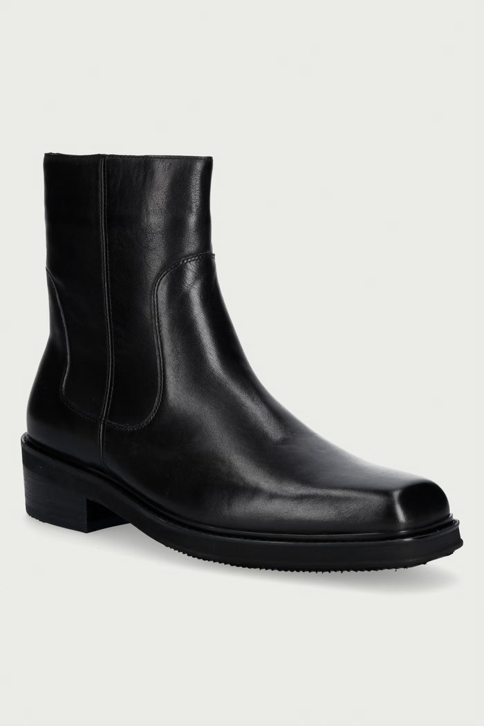 Steve Madden Sztyblety męskie skórzane Jasper-N czarny 12001010.017