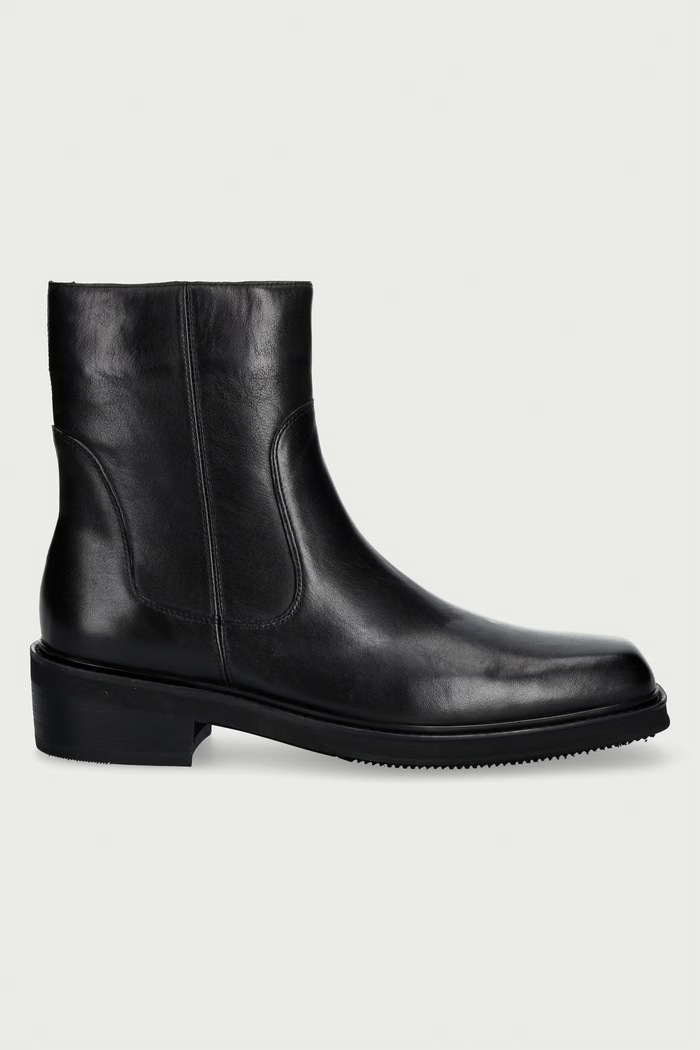 Steve Madden Sztyblety męskie skórzane Jasper-N 12001010.017 czarny AW26