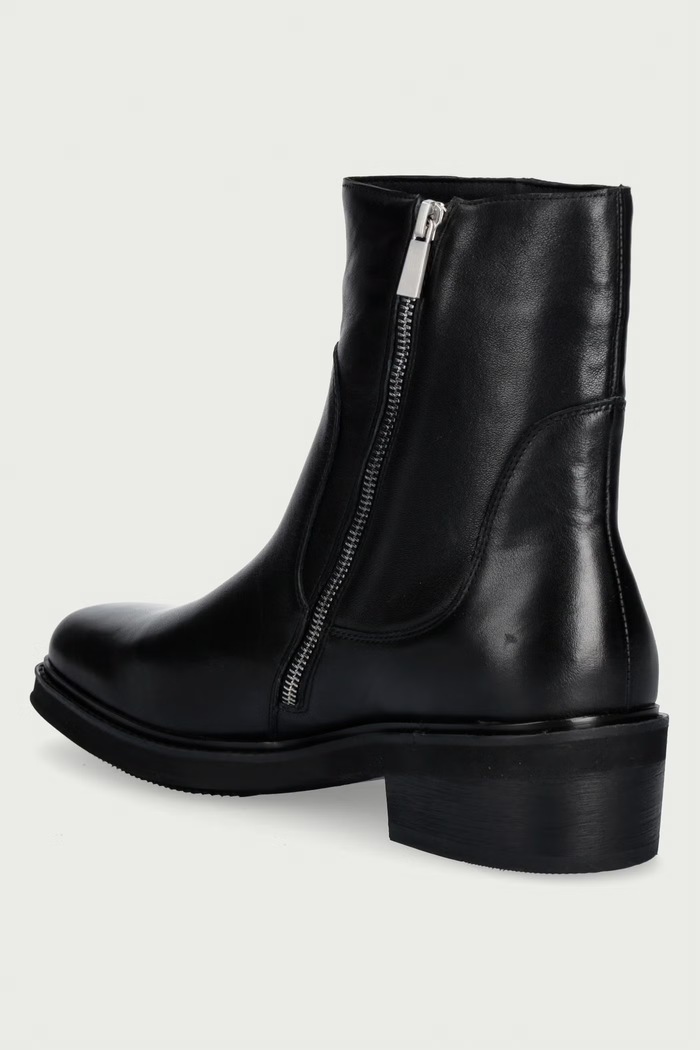Obuwie Steve Madden Sztyblety męskie skórzane Jasper-N 12001010.017 czarny