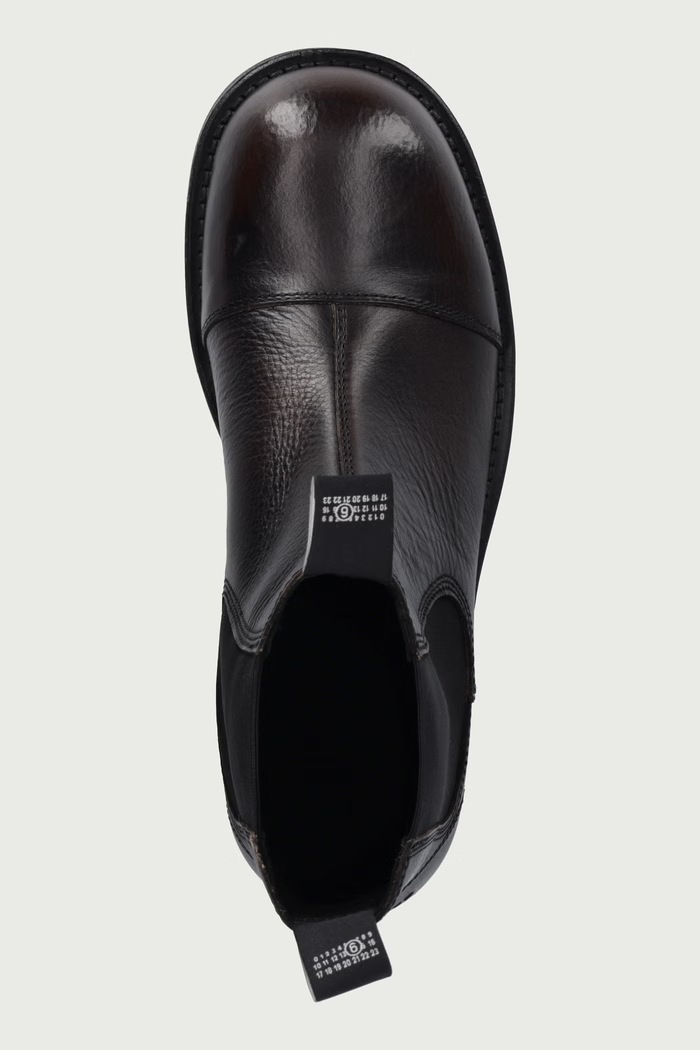 Sztyblety męskie skórzane MM6 Maison Margiela SH1WU0014.P7896 brązowy