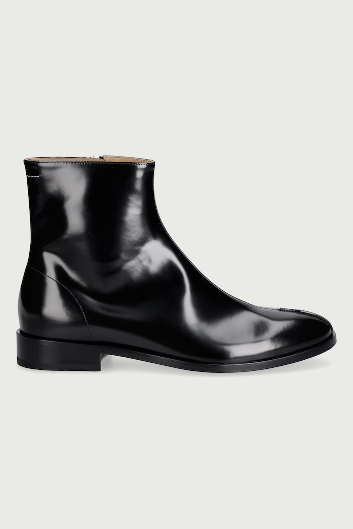 MM6 Maison Margiela Ankle boots Men's leather SH1WU0011.P7137 black AW26
