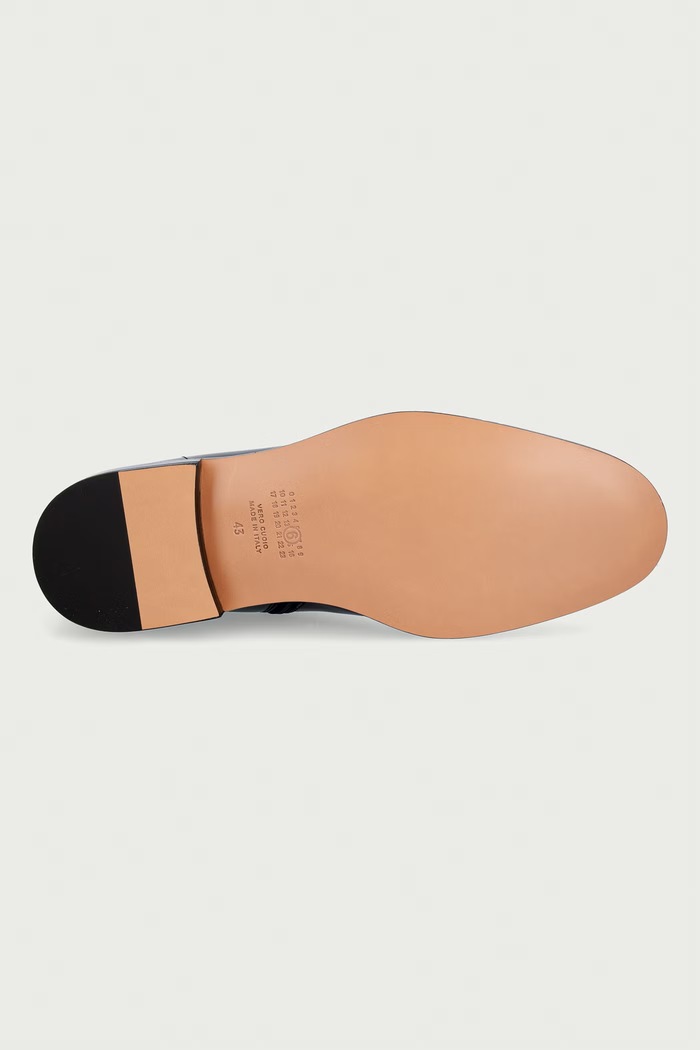 MM6 Maison Margiela botki męskie skórzane SH1WU0011.P7137 czarny