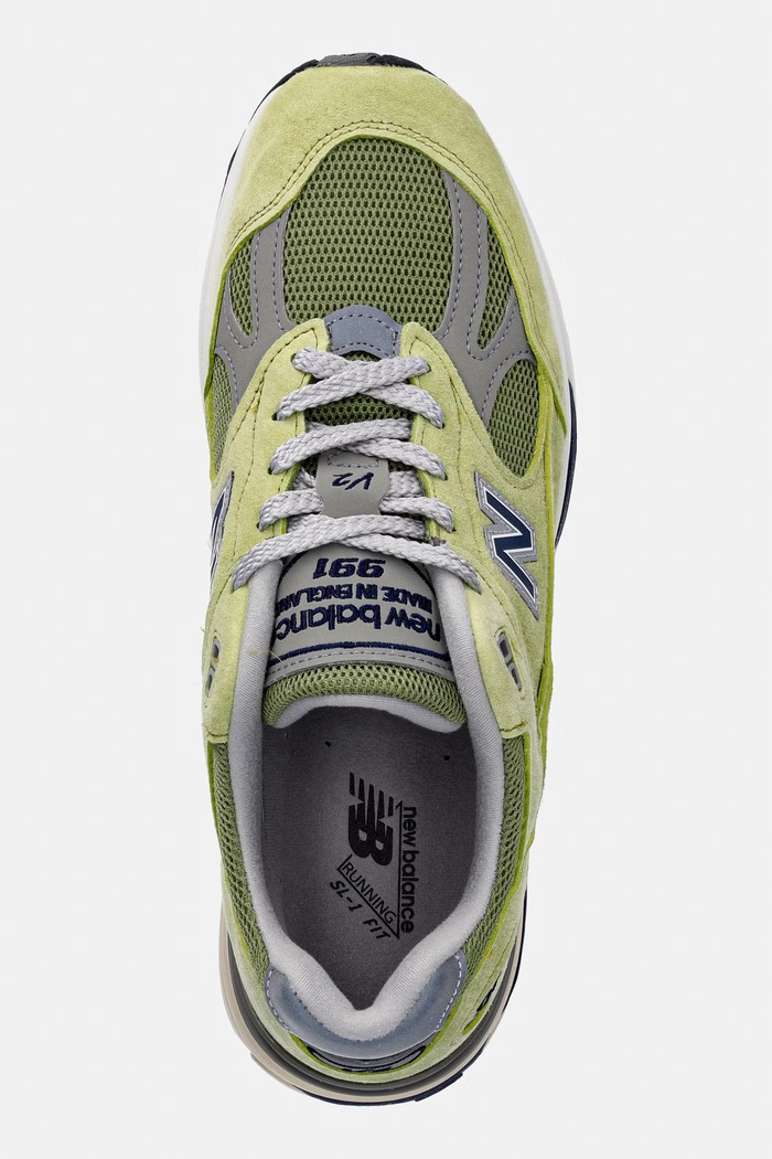 New Balance Made in UK sneakersy męskie zamszowe zielony U991WG2