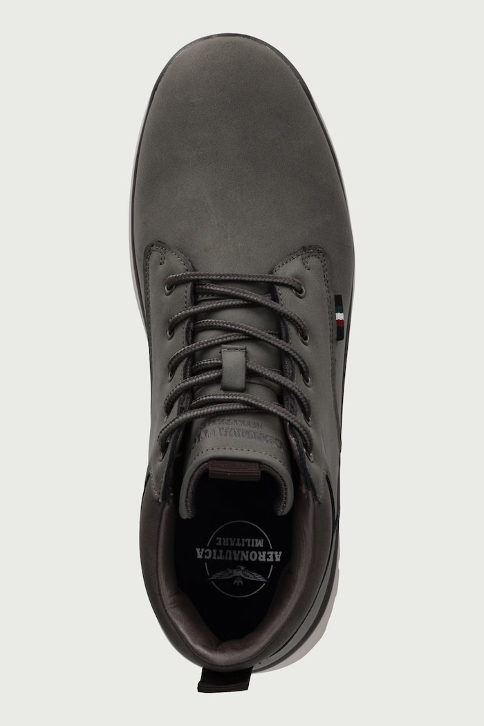 STIVALETTO sneakersy męskie Aeronautica Militare 262SC0335UCT04397.07301 szary