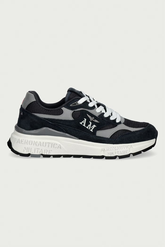 Aeronautica Militare SNEAKERS tenisice za muškarce 262SC0318UCT04248.08184 mornarsko plava AW26