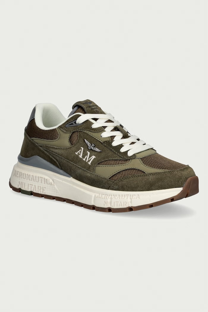 Aeronautica Militare SNEAKERS tenisice za muškarce zelena 262SC0318UCT04248.07255