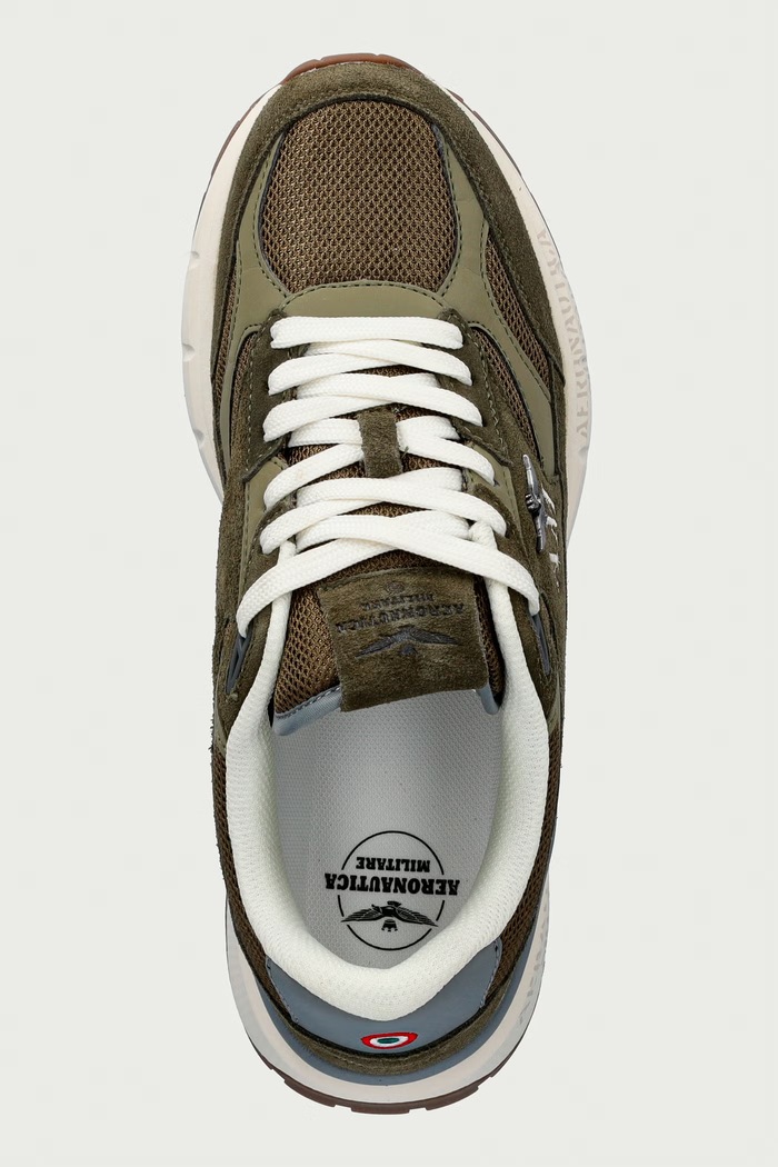 SNEAKERS tenisice za muškarce Aeronautica Militare 262SC0318UCT04248.07255 zelena