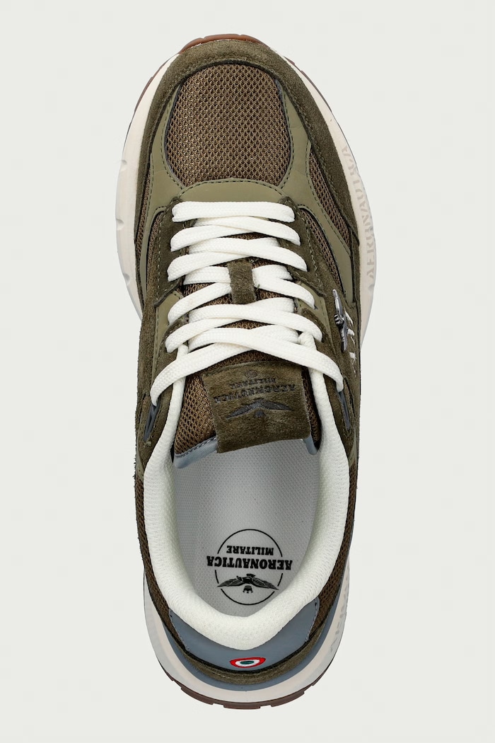 SNEAKERS tenisice za muškarce Aeronautica Militare 262SC0318UCT04248.07255 zelena