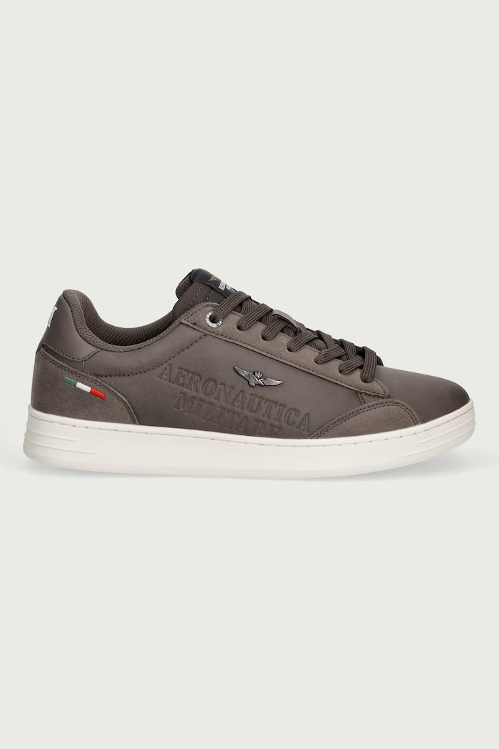 Aeronautica Militare SNEAKERS sneakersy męskie 262SC0306UCT04325.57661 brązowy AW26