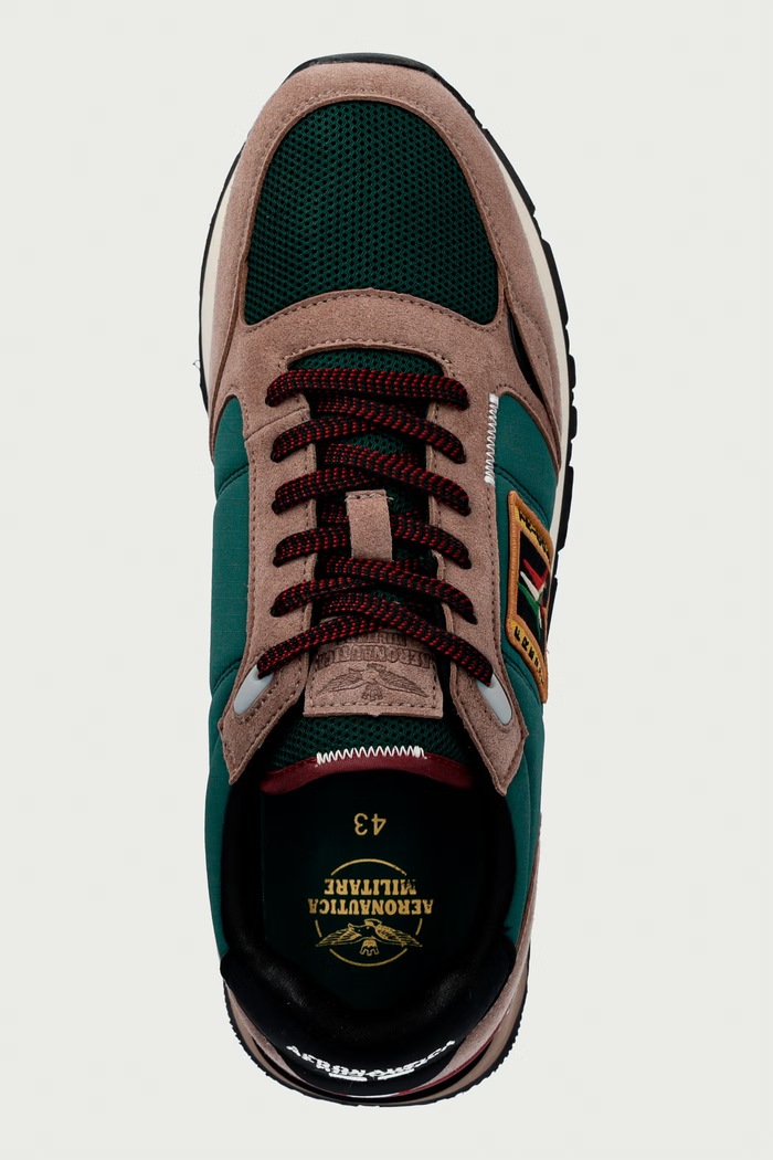 SNEAKERS tenisice za muškarce Aeronautica Militare 262SC0292UCT04394.94804 zelena