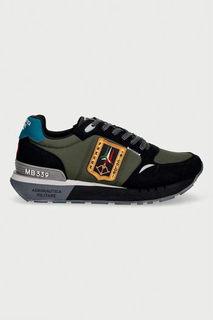 Aeronautica Militare SNEAKERS ανδρικά 262SC0292UCT04394.07323 πράσινο AW26