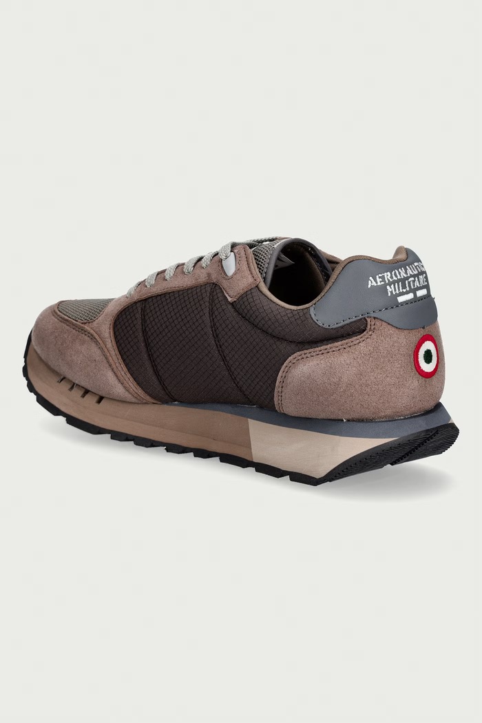 Obuwie Aeronautica Militare SNEAKERS sneakersy męskie 262SC0292UCT04393.57660 brązowy