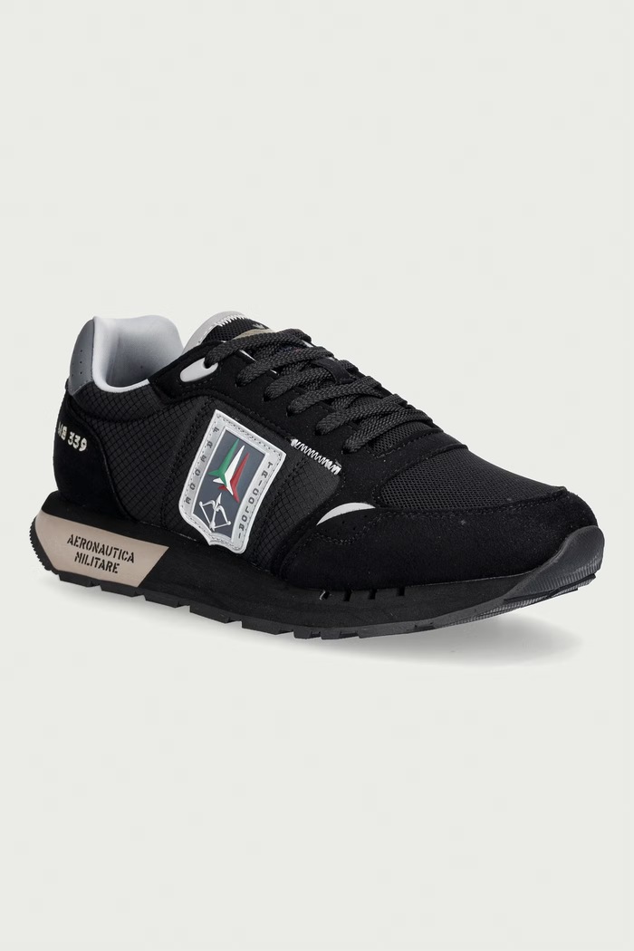 Aeronautica Militare SNEAKERS кросівки чоловічі чорний 262SC0292UCT04393.34300