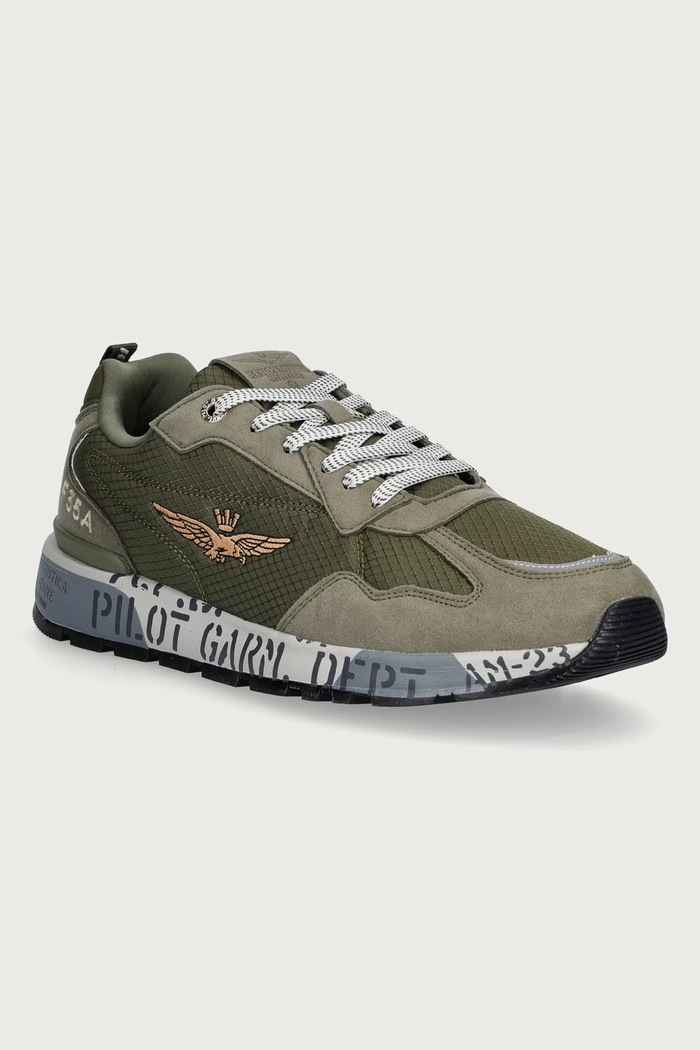 Aeronautica Militare SNEAKERS tenisice za muškarce zelena 262SC0276UCT04327.07301