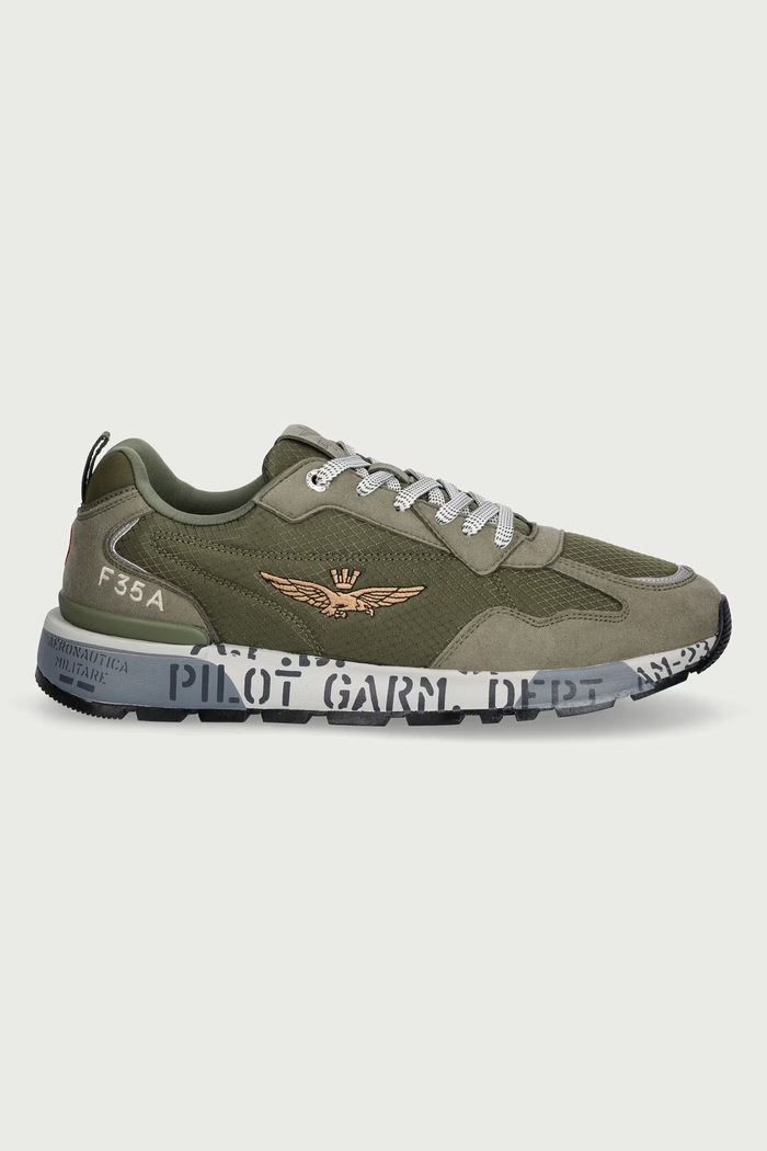 Aeronautica Militare SNEAKERS tenisice za muškarce 262SC0276UCT04327.07301 zelena AW26