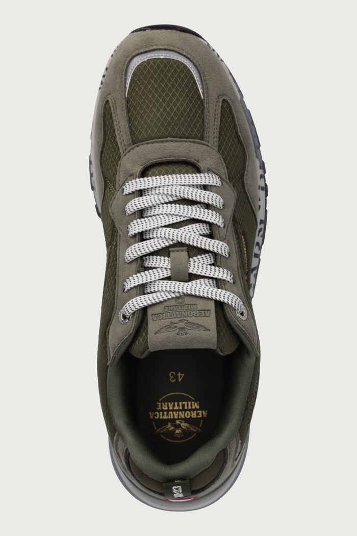 SNEAKERS tenisice za muškarce Aeronautica Militare 262SC0276UCT04327.07301 zelena