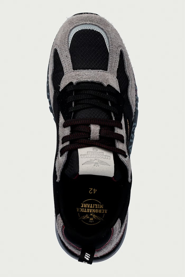 FURRY SNEAKERS tenisice za muškarce Aeronautica Militare 262SC0276UCT03546.34300 crna