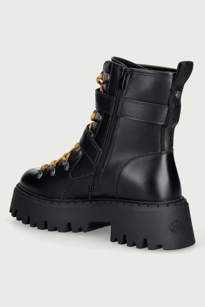 Obuwie Buffalo Trapery męskie Aspen Hike Mid Bs 18563.BLK czarny