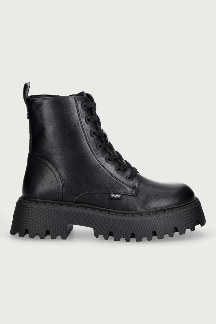 Buffalo Παπούτσια Ανδρικά Aspen Lace Up Mid Bs 18472.BLK μαύρο AW26