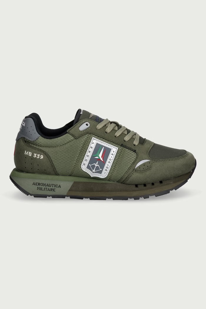 Aeronautica Militare SNEAKER sneakersy męskie 262SC0292UCT04393.7301 zielony AW26