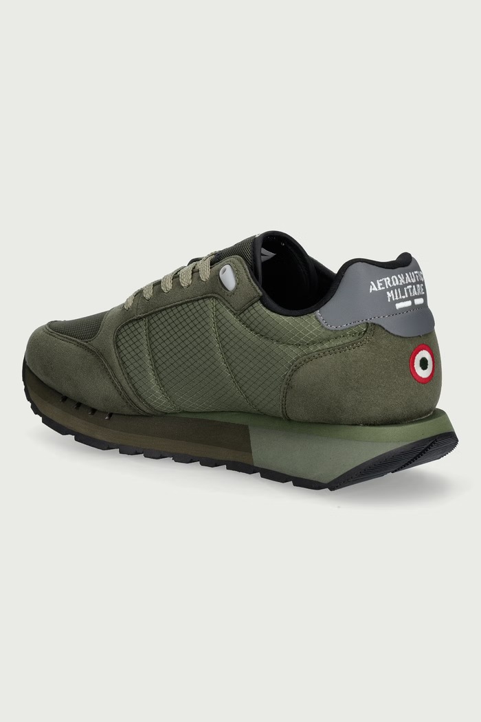 Obuwie Aeronautica Militare SNEAKER sneakersy męskie 262SC0292UCT04393.7301 zielony