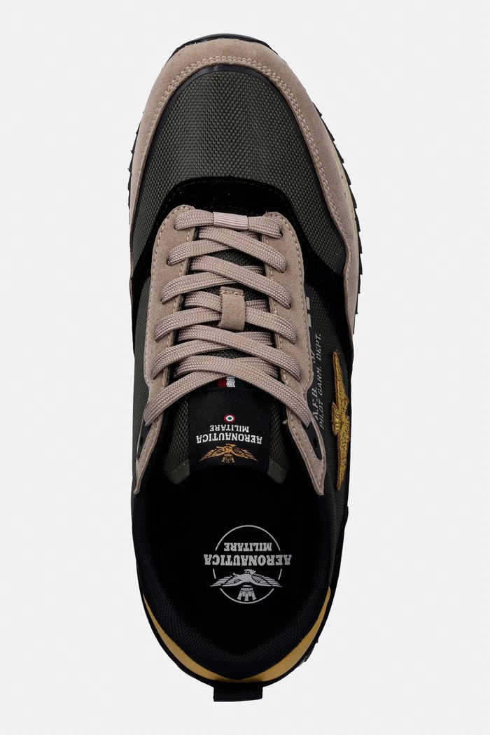 Aeronautica Militare SNEAKER sneakersy męskie zielony 262SC0288UCT03545.94818