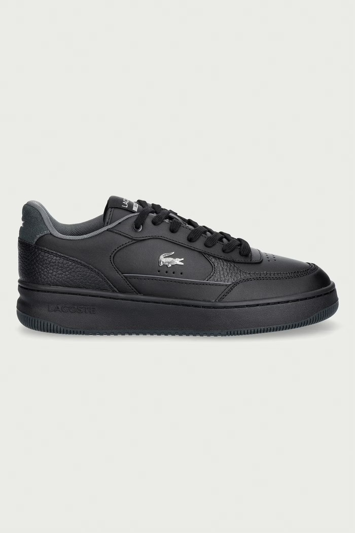 Lacoste L001 Ace Sneakers sneakersy męskie skórzane 52SMA0005.237 czarny AW26