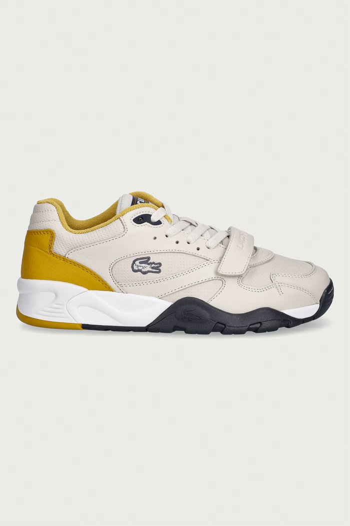 Lacoste Game Trainer Pro Archive Pack Sneakers sneakersy męskie skórzane 52SMA0004.WN1 beżowy AW26