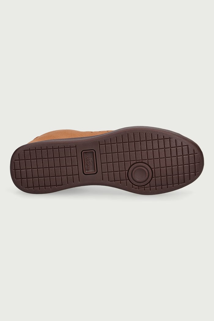 Carnaby Set Sneakers tenisice za muškarce od nubuka Lacoste smeđa 52SMA0147.AOP