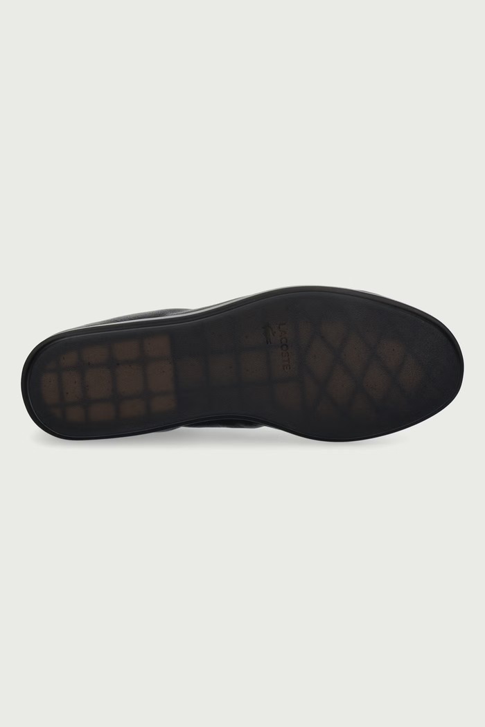 Driver Low Pro Sneakers pánské kožené sneakers boty Lacoste černá 52SMA0056.AS4
