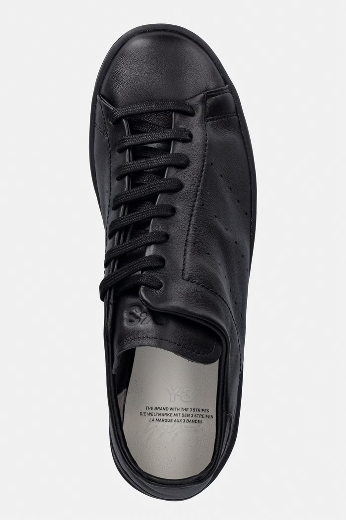Y-3 DIAGONAL STAN S sneakersy męskie skórzane czarny KZ9073