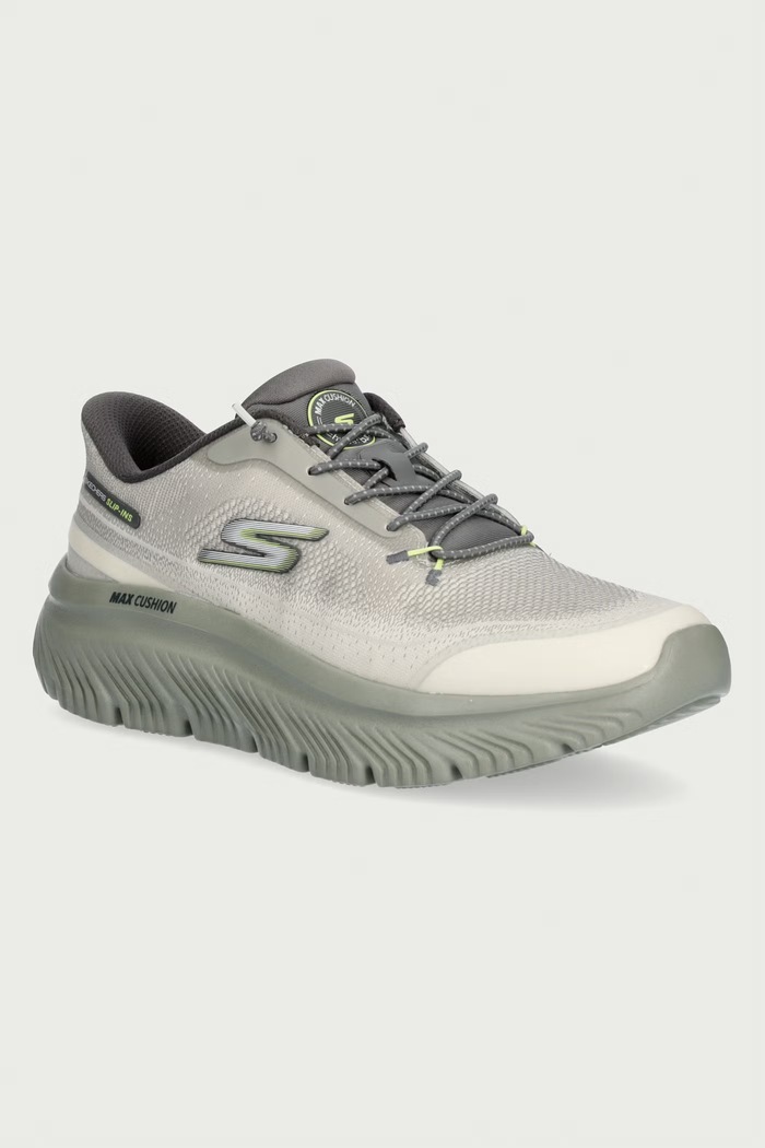 Skechers Buty treningowe męskie GO WALK MAX CUSHIONING HYPER szary 217128