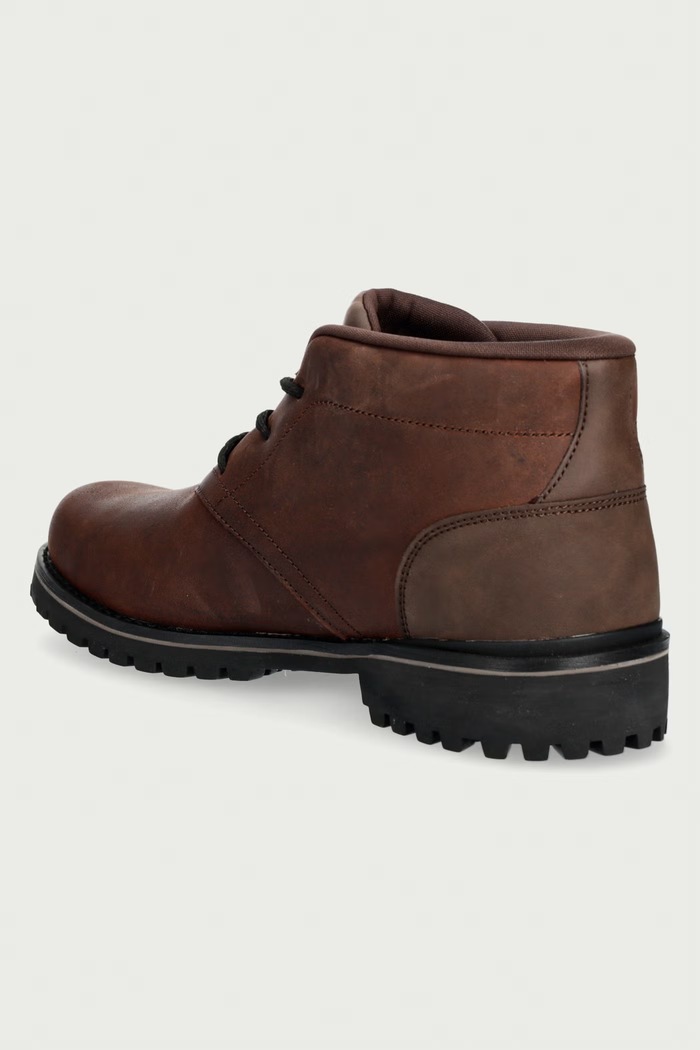 Obuwie Skechers Trzewiki męskie skórzane QUINTERO - DAMIEN 205903 brązowy