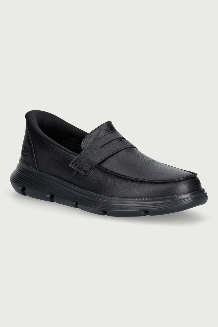 Skechers Mokasyny męskie GARZA - WYATT czarny 205887